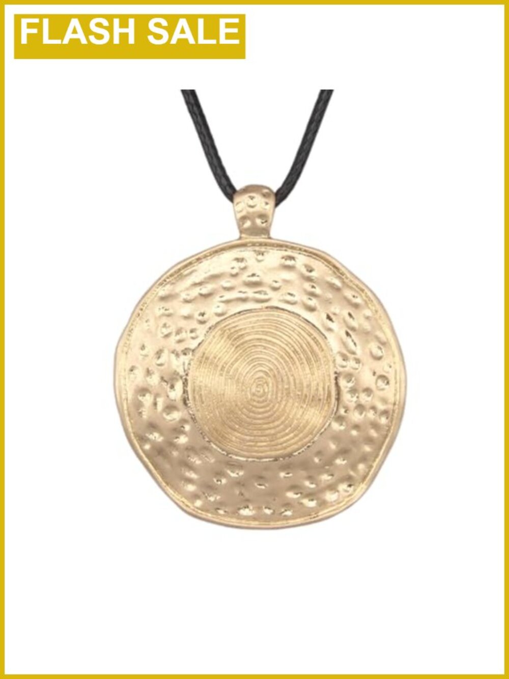 Bohemian Faux Leather Pendant Necklace Long Hippie Rope Chain